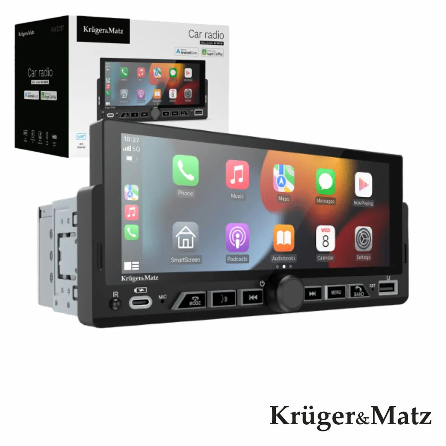 Auto-Rádio 1DIN 6.86