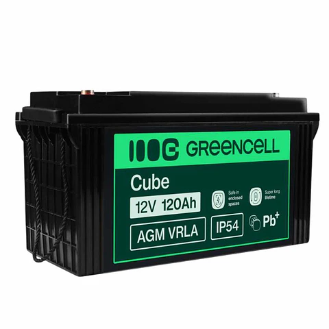 Bateria Chumbo Gel AGM 12V 120A GREEN CELL