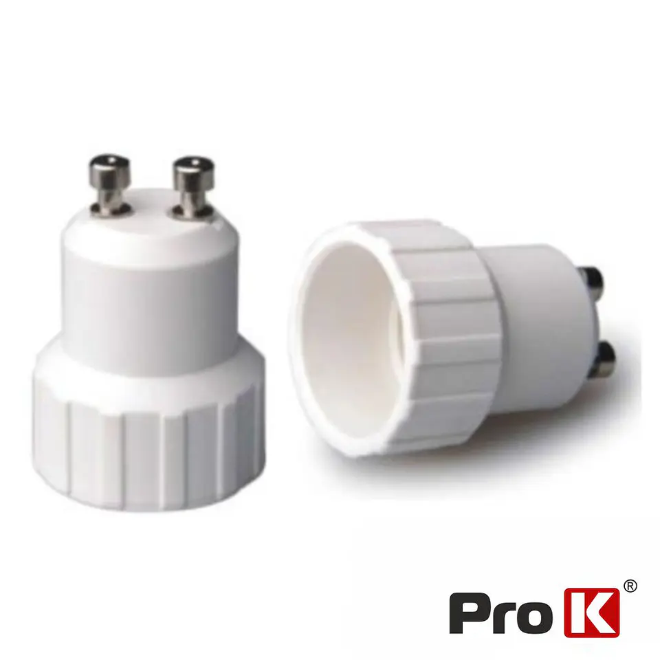 CASQUILHO ADAPTADOR DE GU10 P/ E14 PROK 1