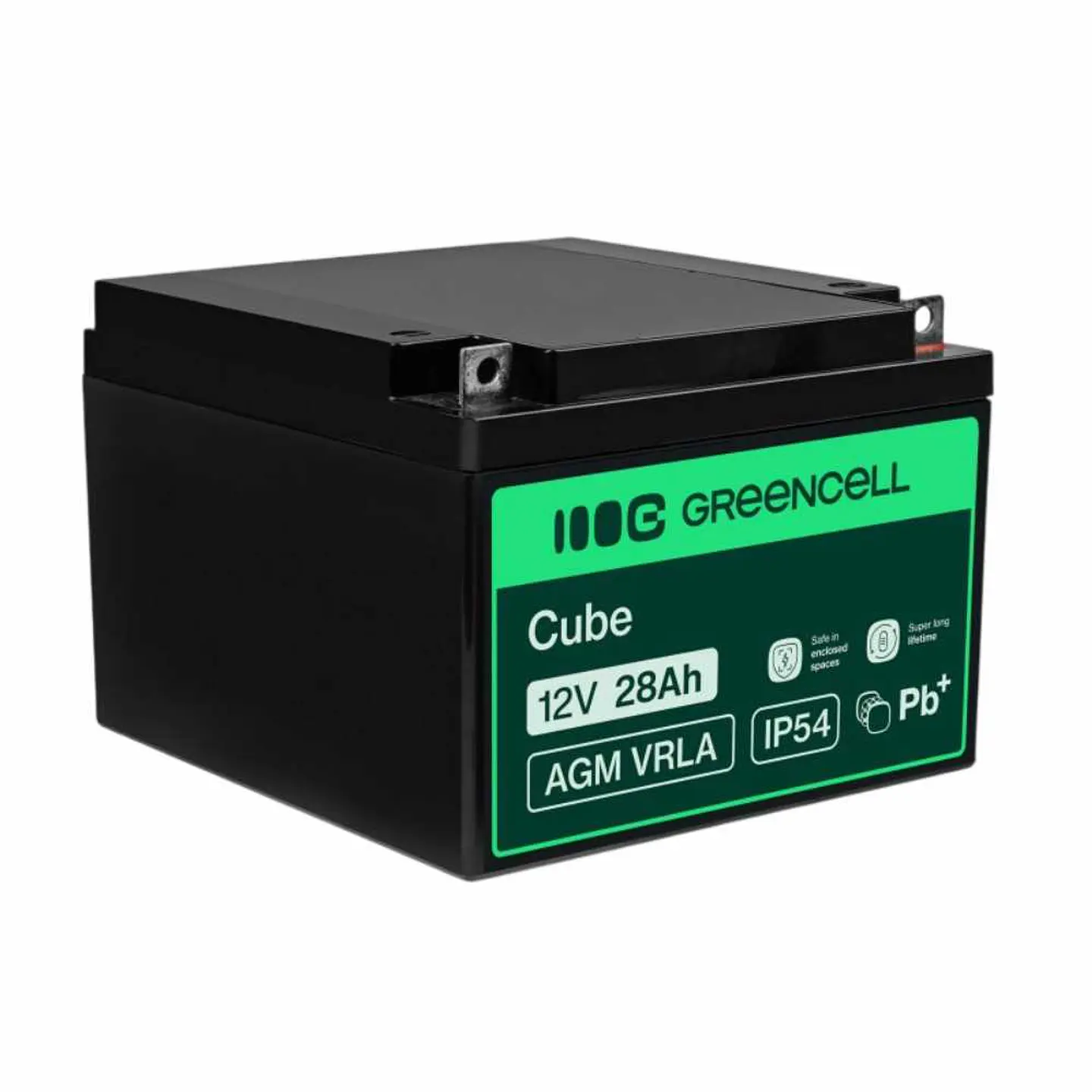 Bateria Chumbo Gel AGM 12V 26A GREEN CELL 1