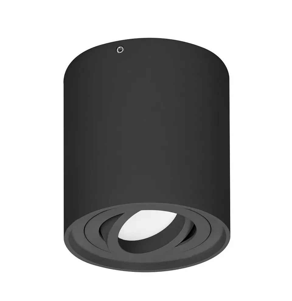 Candeeiro Teto/Parede Redondo 50W 96mm Preto ADVITI 1