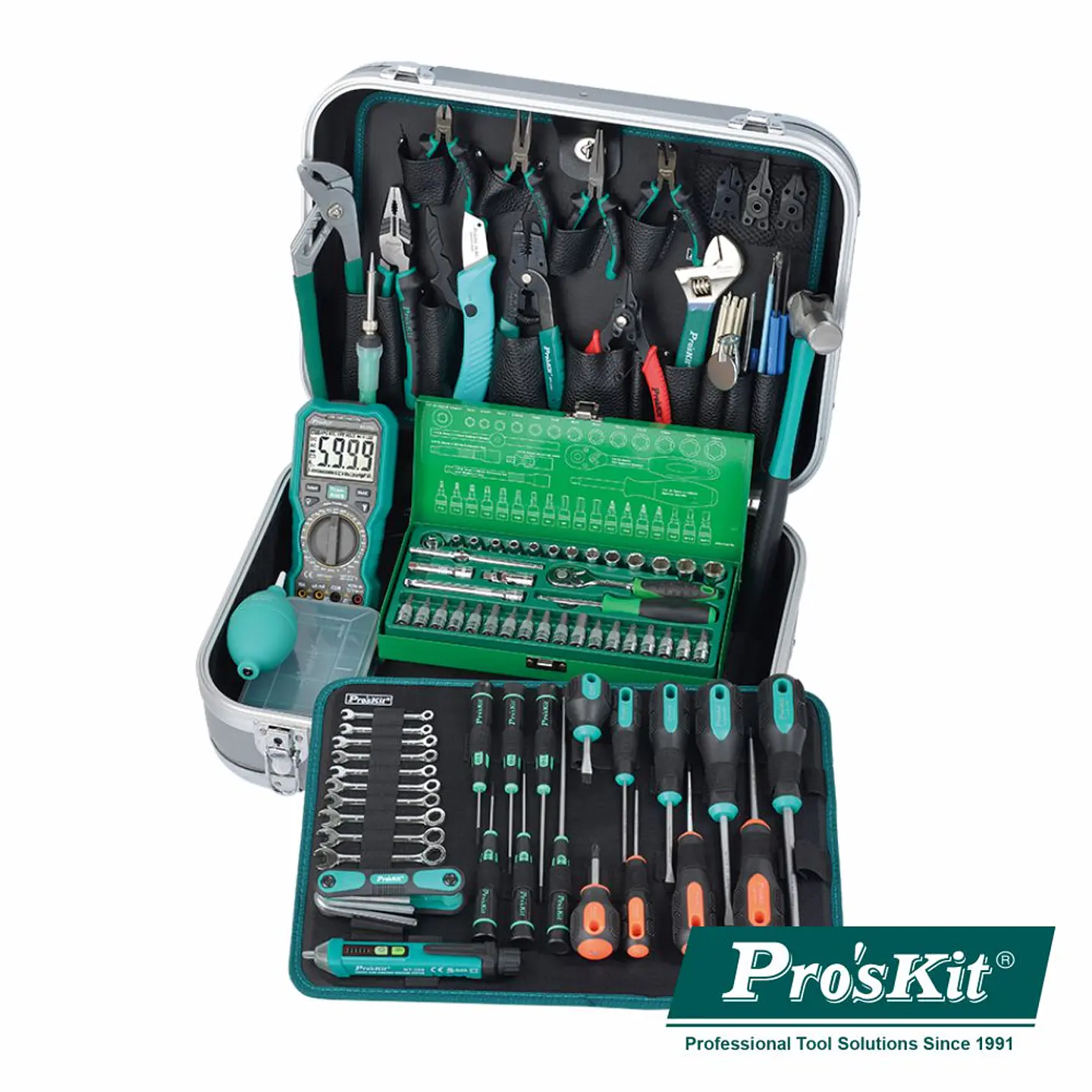 Mala Ferramentas Profissional 98 Peças PROSKIT 1