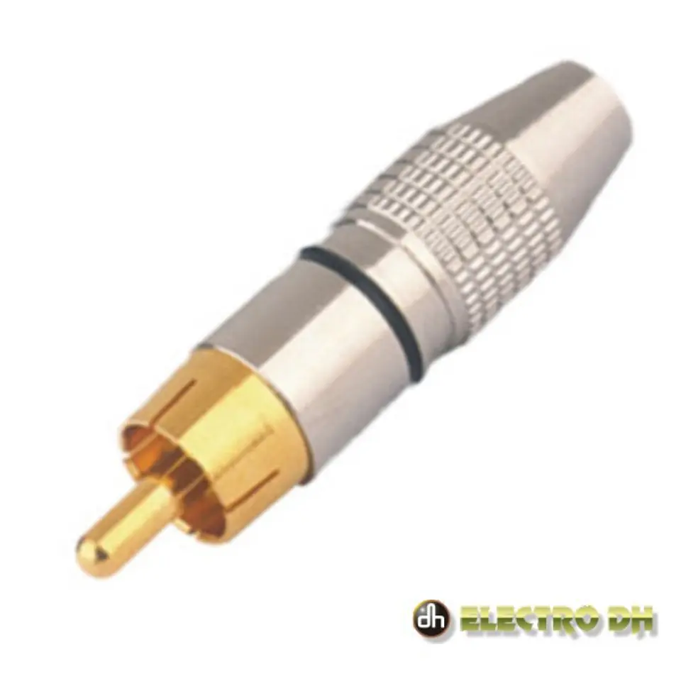 FICHA RCA MACHO AMARELA METÁLICA / DOURADA EDH 1