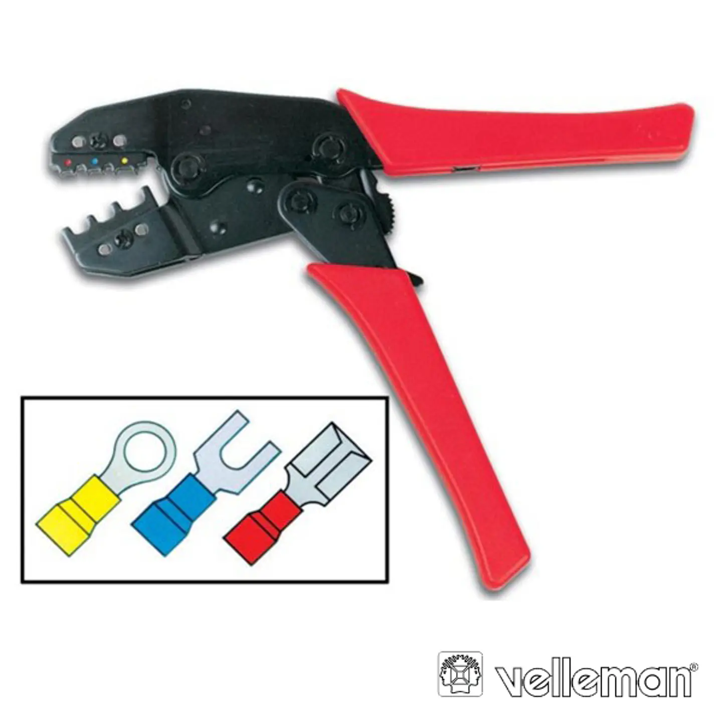 ALICATE DE CRAVAR TERMINAIS ISOLADOS VELLEMAN 1