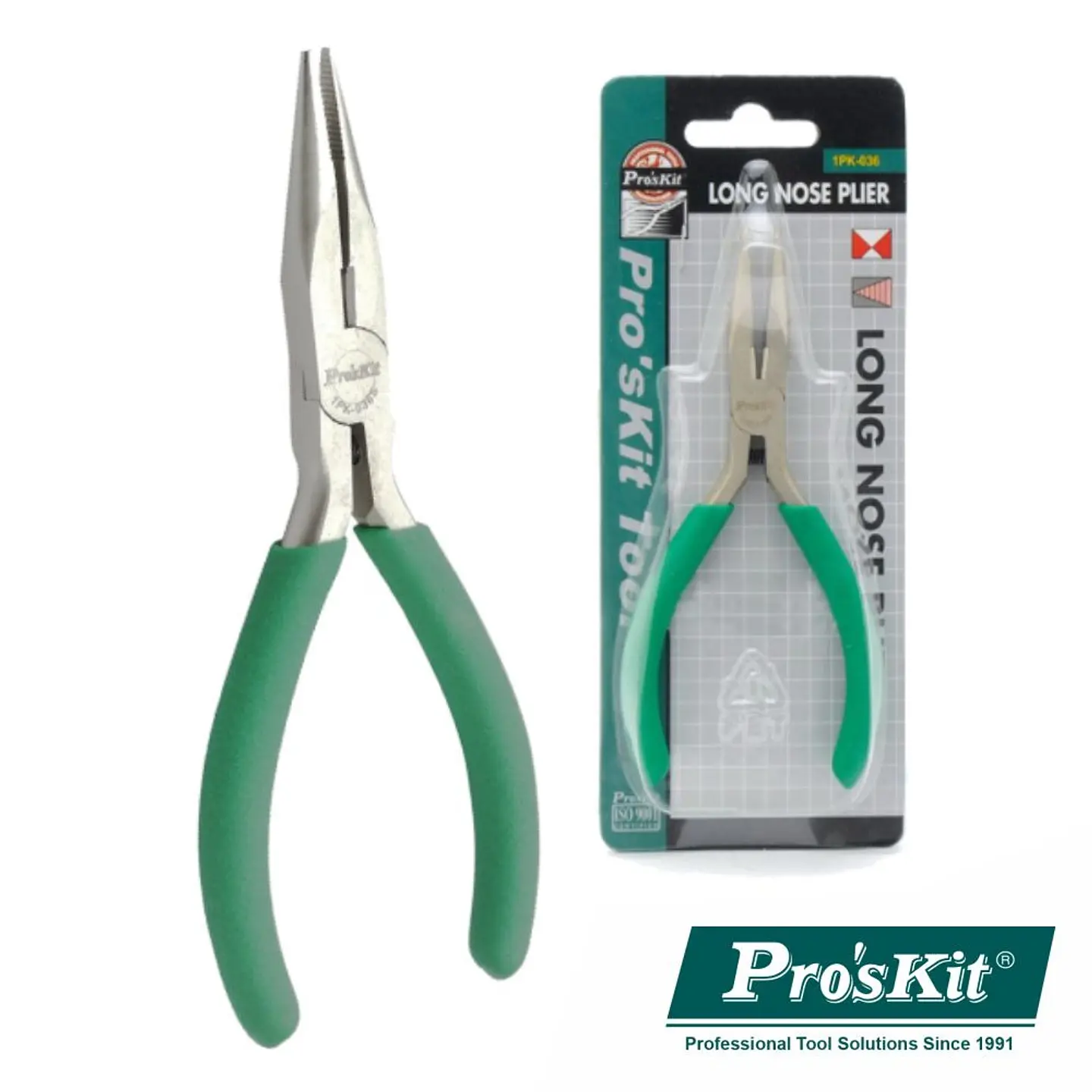 ALICATE DE PONTAS LONGAS 136MM PROSKIT 1