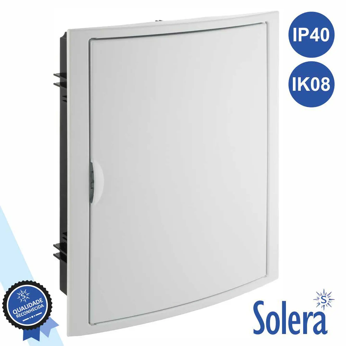 CAIXA DISTRIBUIÇÃO ELÉTRICA 28 ELEMENTOS IP40 IK08 SOLERA 1
