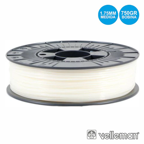 ROLO DE FILAMENTO P/ IMPRESSÃO 3D 1.75MM 750G NATURAL