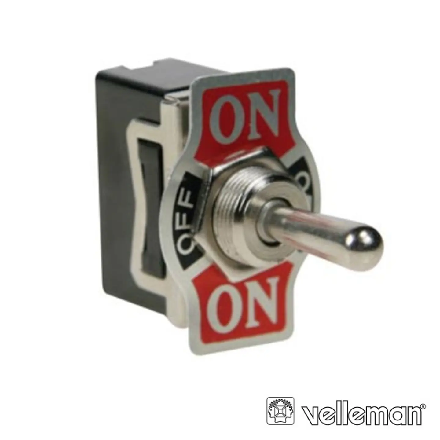INTERRUPTOR ALAVANCA 10A-250V DPDT ON-OFF-ON VELLEMAN 1