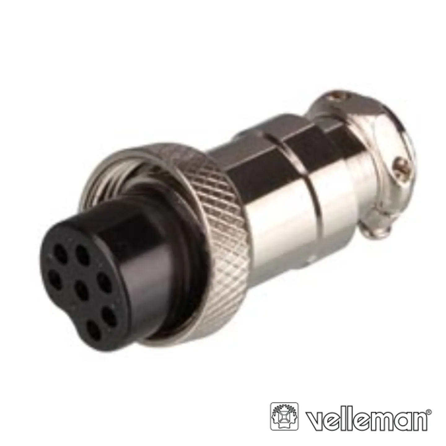 FICHA MICROFONE 7P FÊMEA DE EXTENSÃO VELLEMAN 1