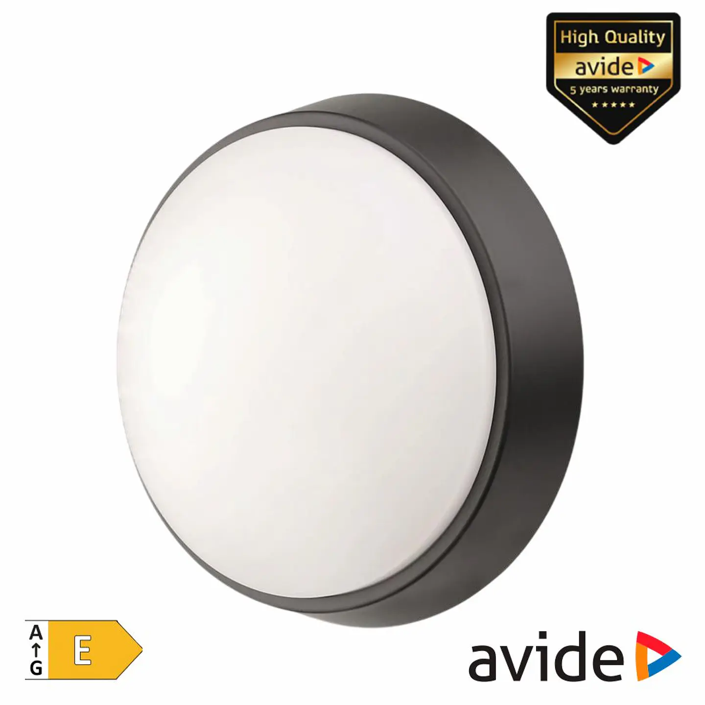 Aplique LED Redondo CCT 18W 2200lm IP65 AVIDE 1
