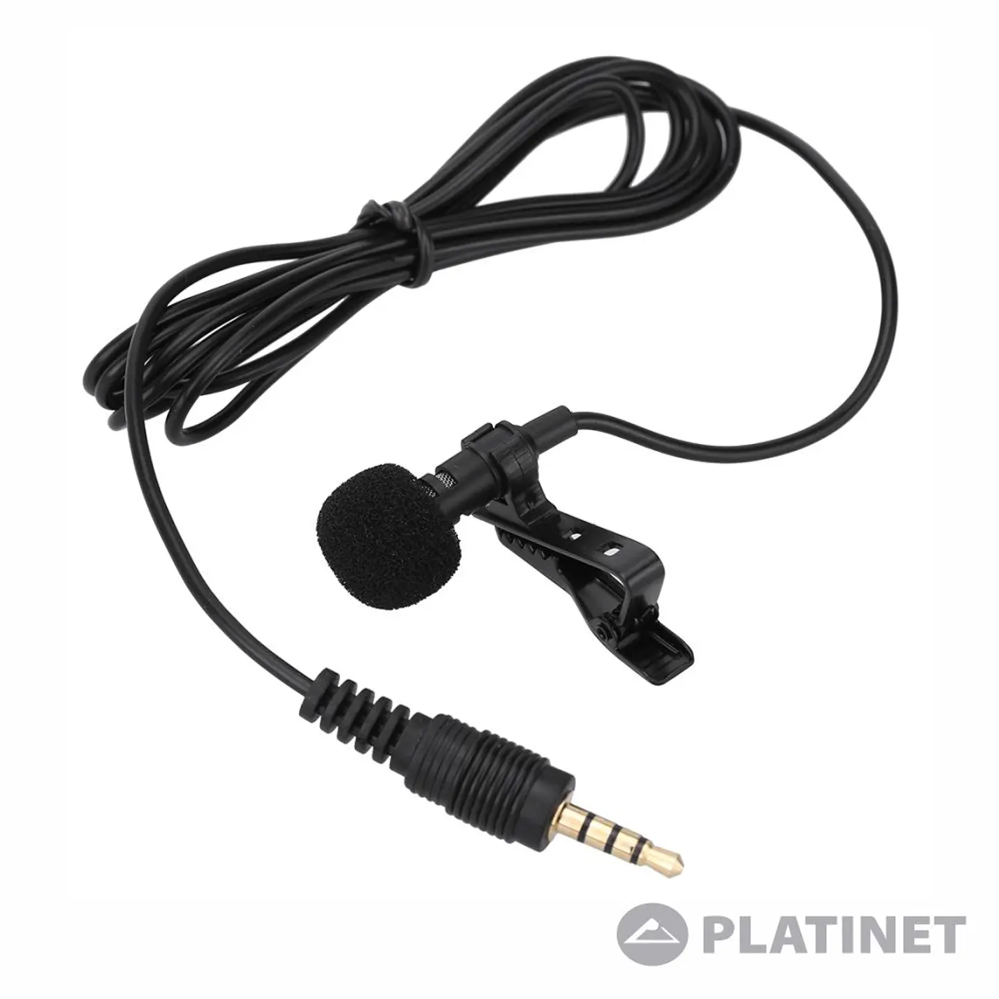 Microfone Lapela Preto 1