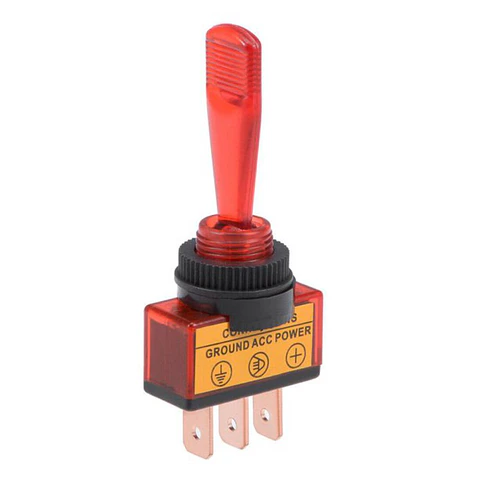 Interruptor Alavanca Unipolar On-Off 20A / 12V