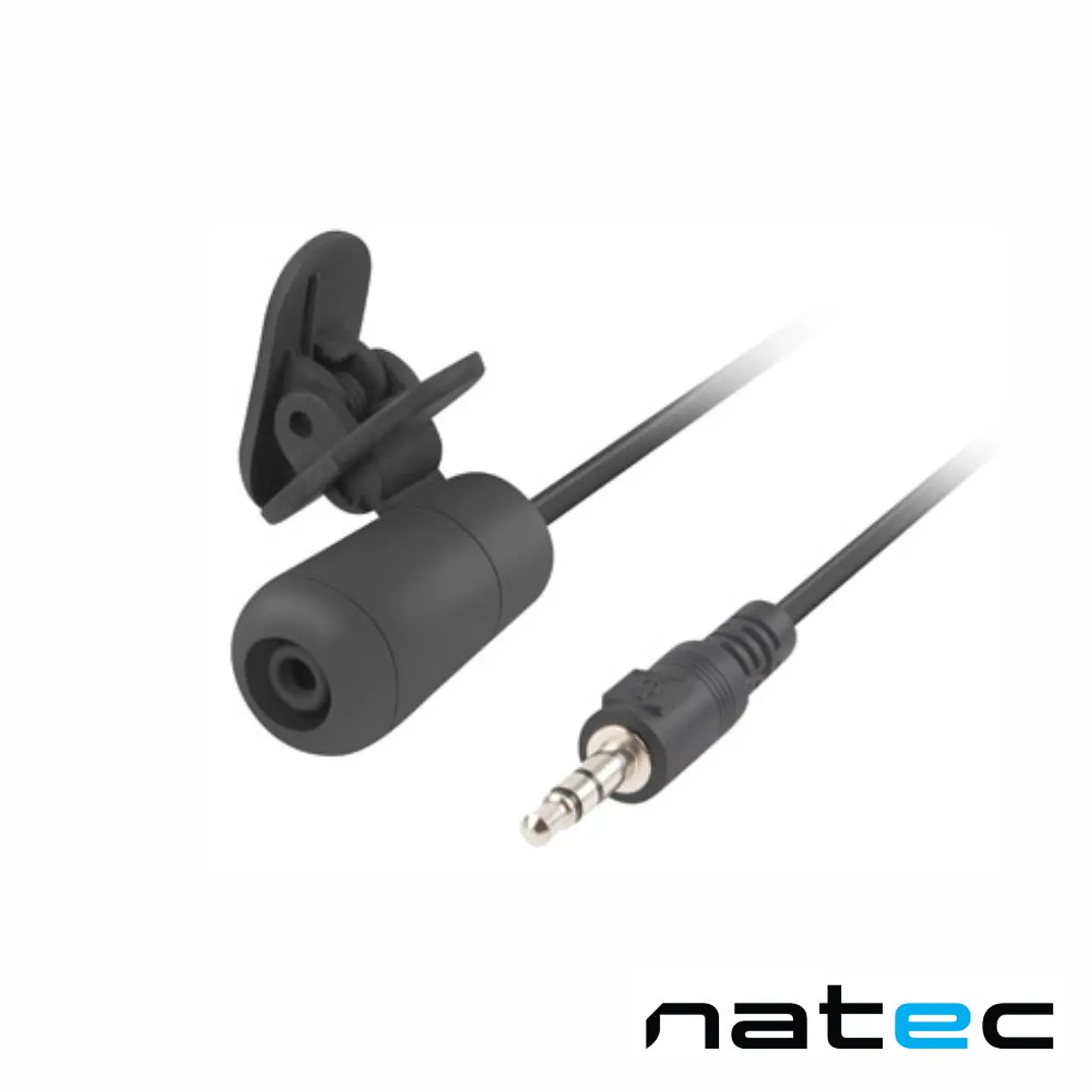 Microfone Lapela Preto NATEC 1