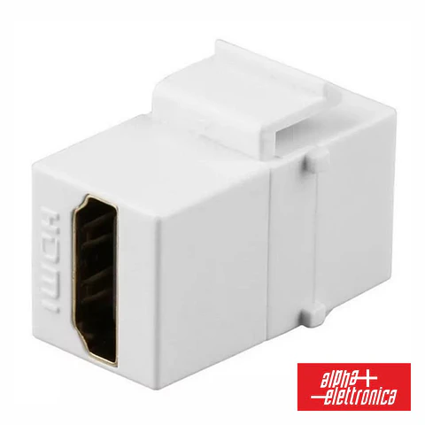 Ficha HDMI Fêmea Keystone ALPHA