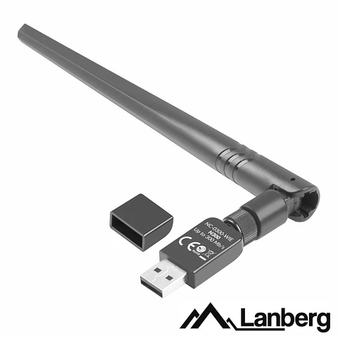 Adaptador USB Wifi Lan 802.11b/G/N/AC 1200mbps Wps LANBERG