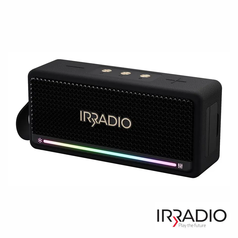 Coluna Bluetooth Portátil 28W USB/BT/TWS LED RGB IRRADIO 1