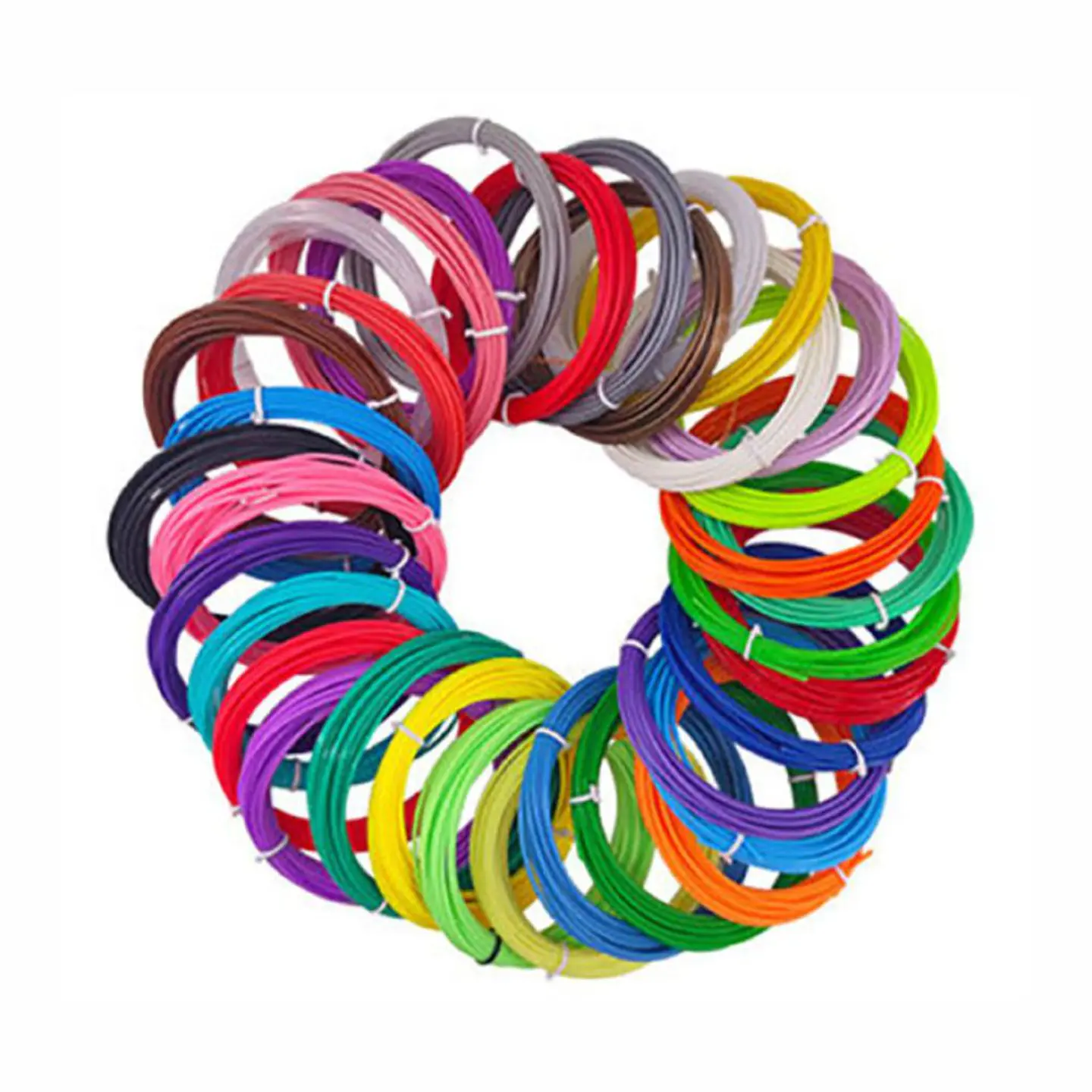 Conjunto De Filamentos P/ Impressão 3D 5m 1.75mm 20 Cores 1