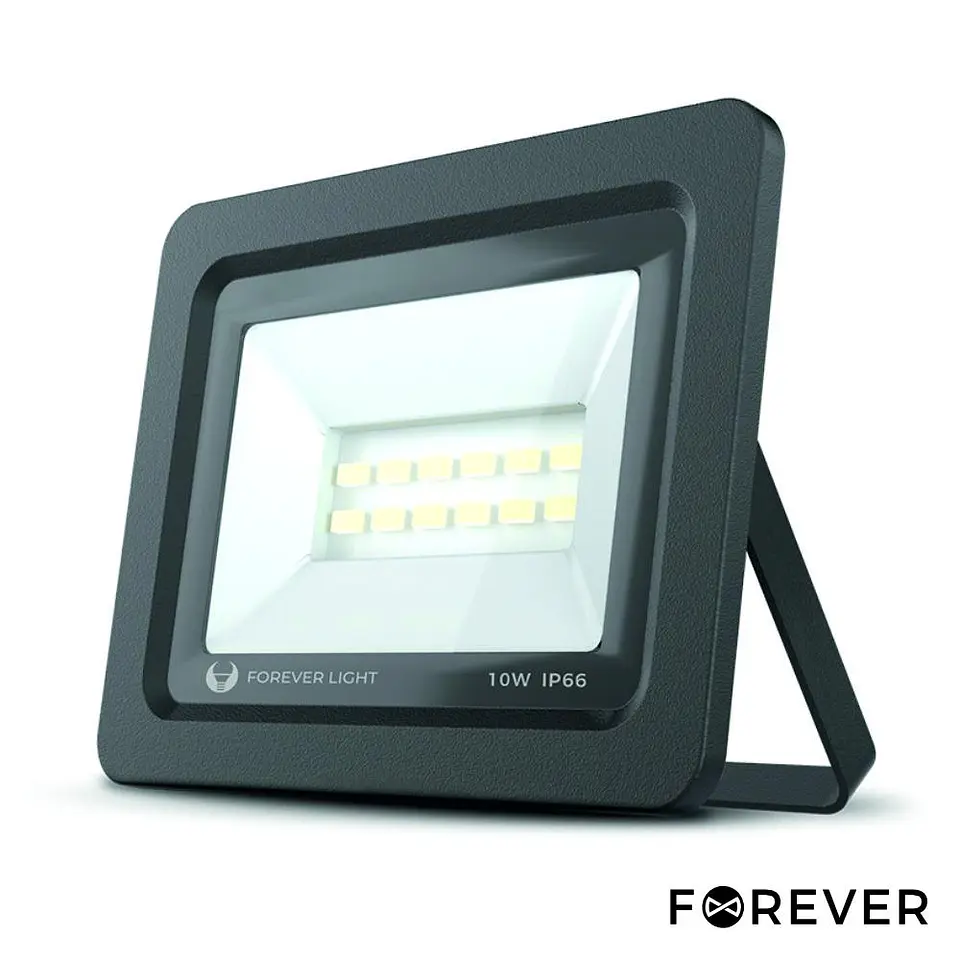 Foco LED 10W 230V 6000K 800lm Preto 1