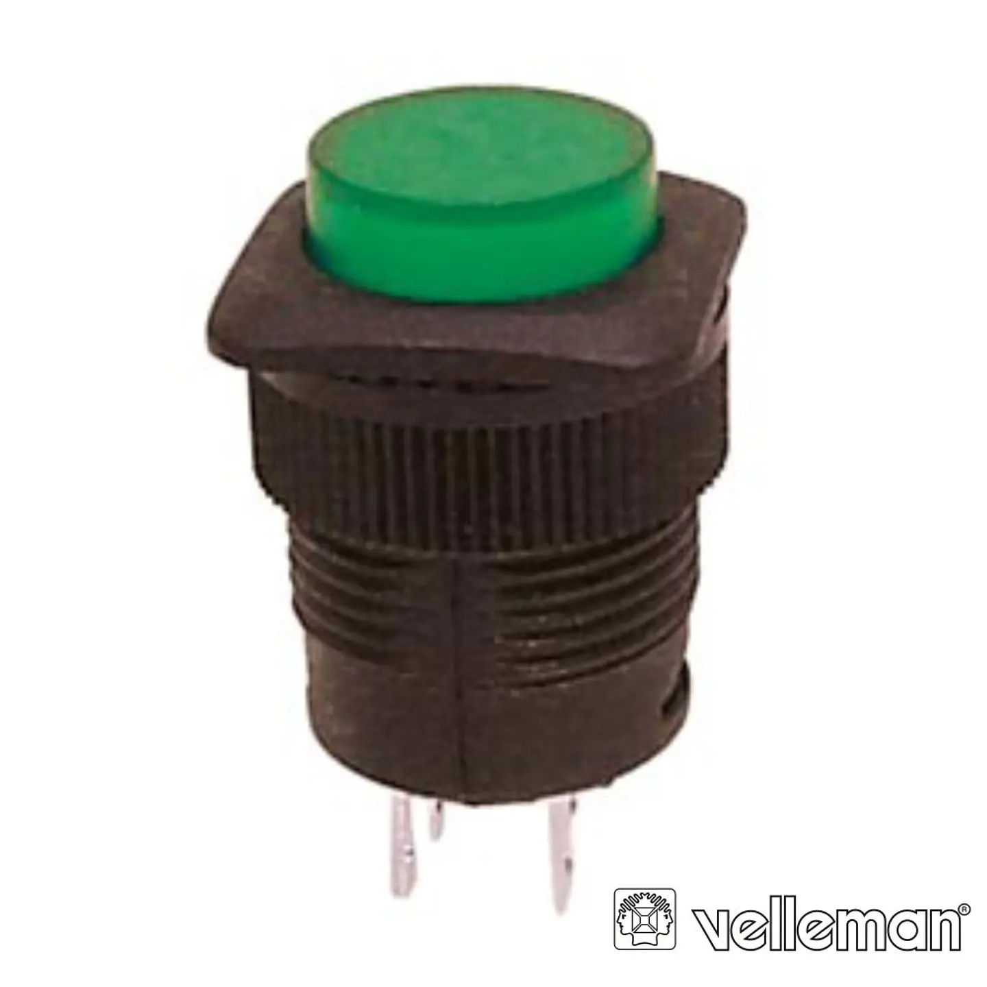 Interruptor OFF-(ON) Verde c/ LED VELLEMAN 1