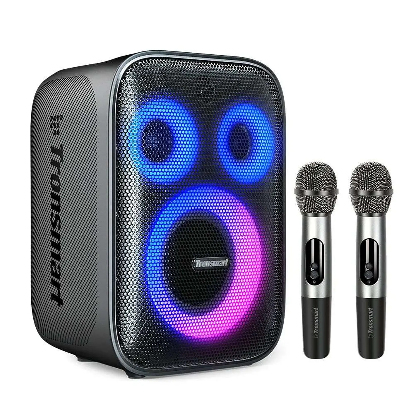 Coluna Bluetooth V5.3 120W HALO 200 IPX4 + 2x MIC S/ Fios 1