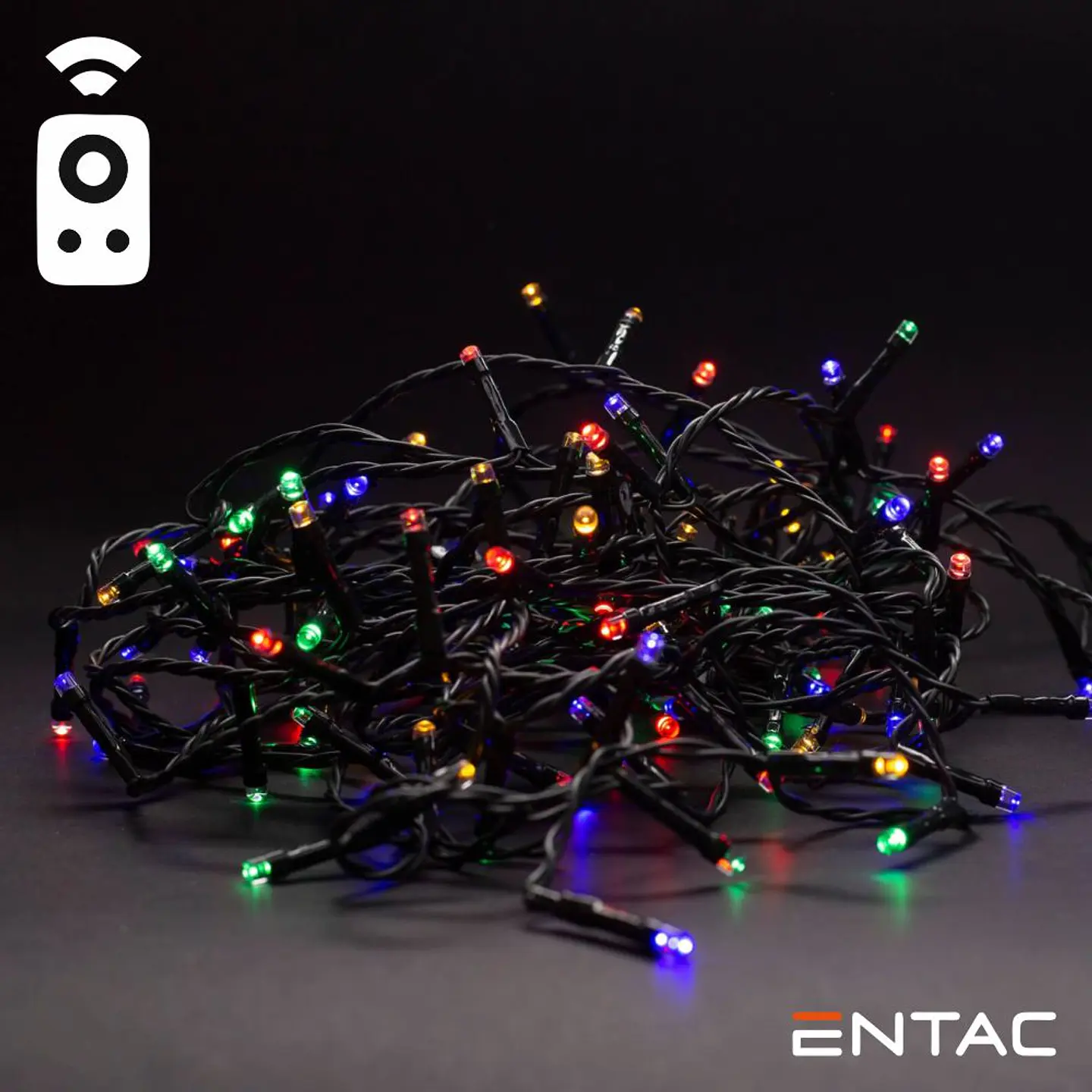 Grinalda 50 LEDS Multicor Comando IR 3xAA 5mt 1