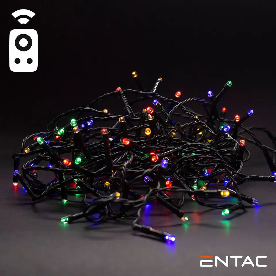 Grinalda 50 LEDS Multicor Comando IR 3xAA 5mt 1