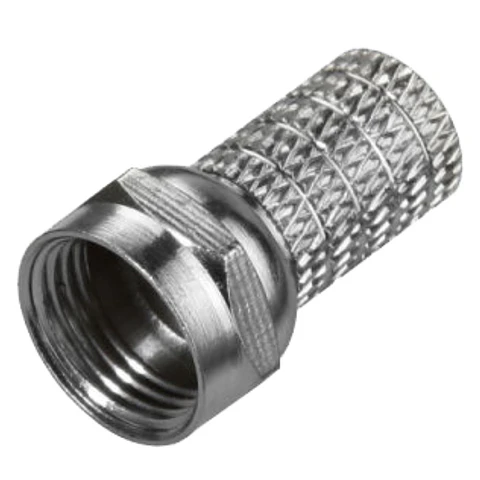FICHA F FÊMEA NIQUELADA P/ CABO 5.5MM RG58