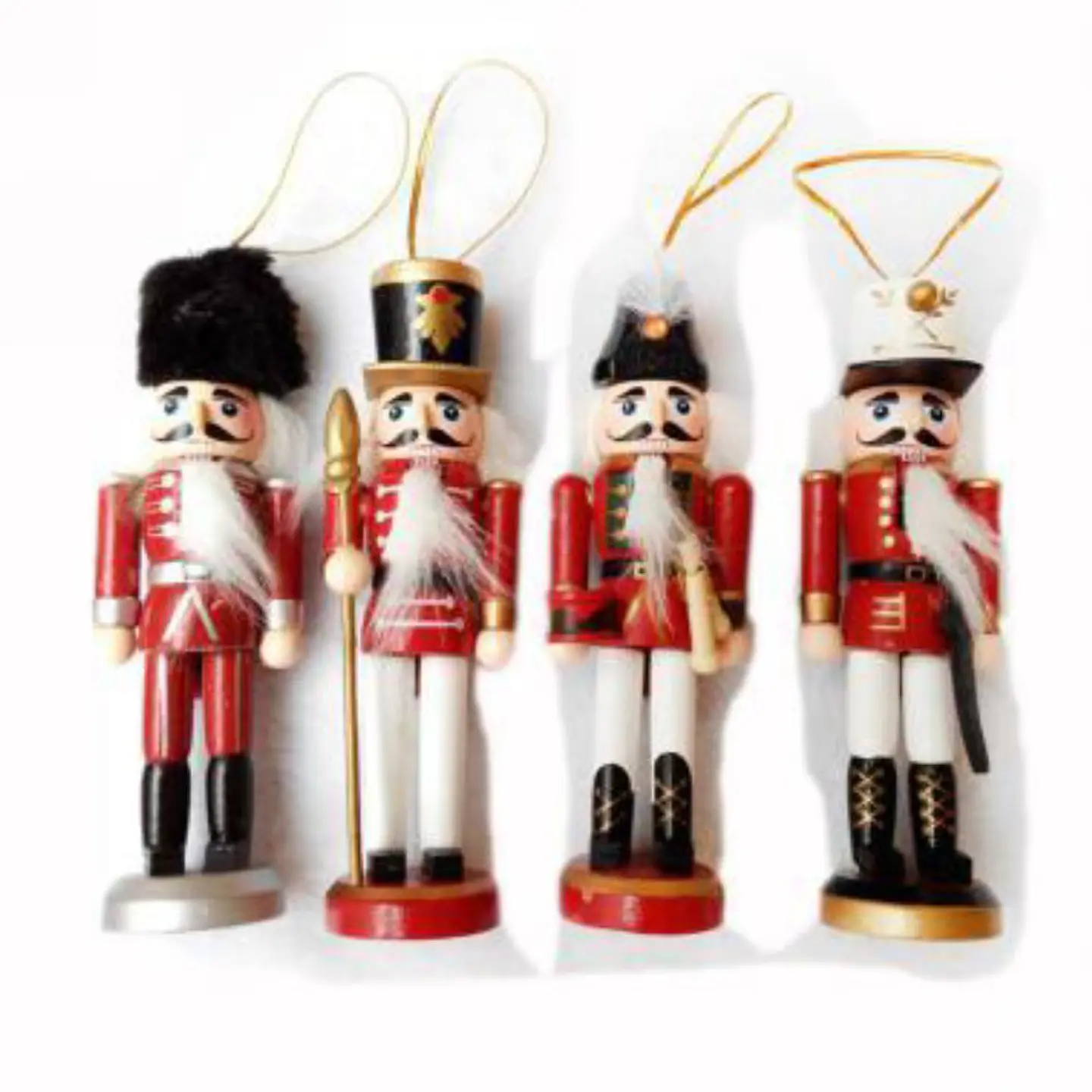 Conjunto de 4 Soldados Quebra-Nozes 13cm 1