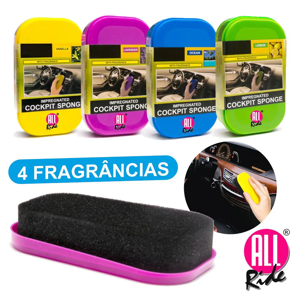 ESPONJA LIMPEZA TABLIER PERFUMADA 4 FRAGRÂNCIAS 1