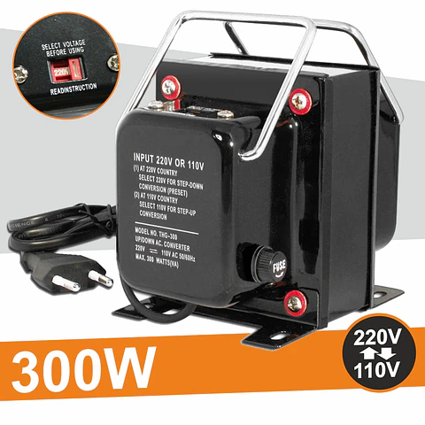 ALIMENTADOR 110V-220V / 220V-110V 300W