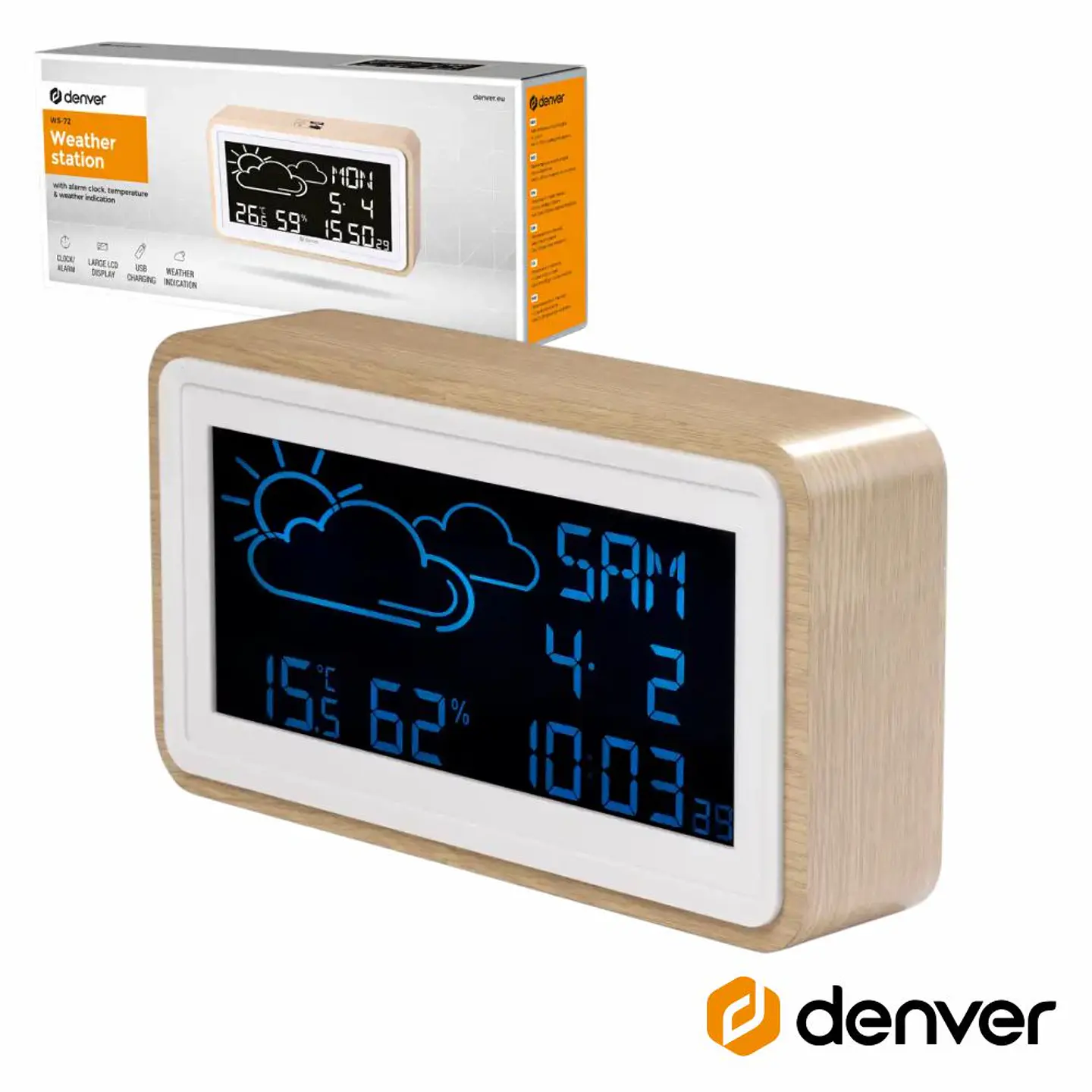 Estação Meteorológica S/ Fios C/ Visor DENVER 1