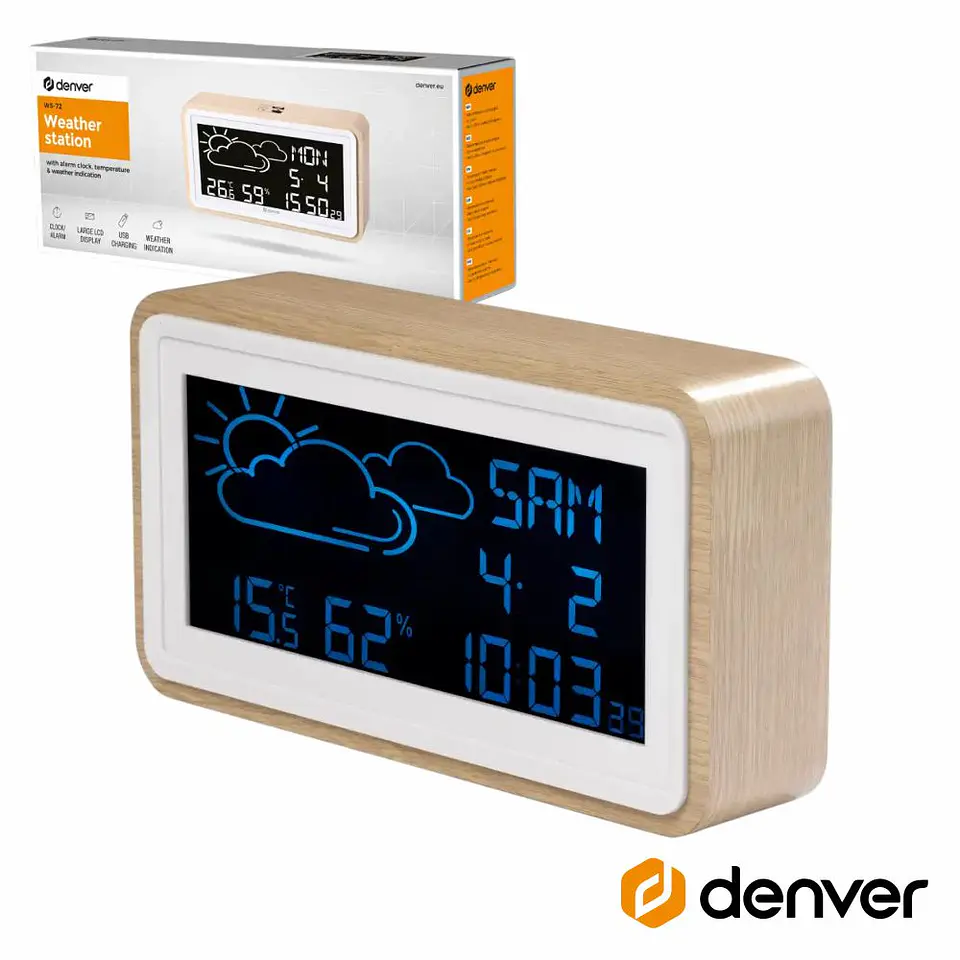 Estação Meteorológica S/ Fios C/ Visor DENVER 1