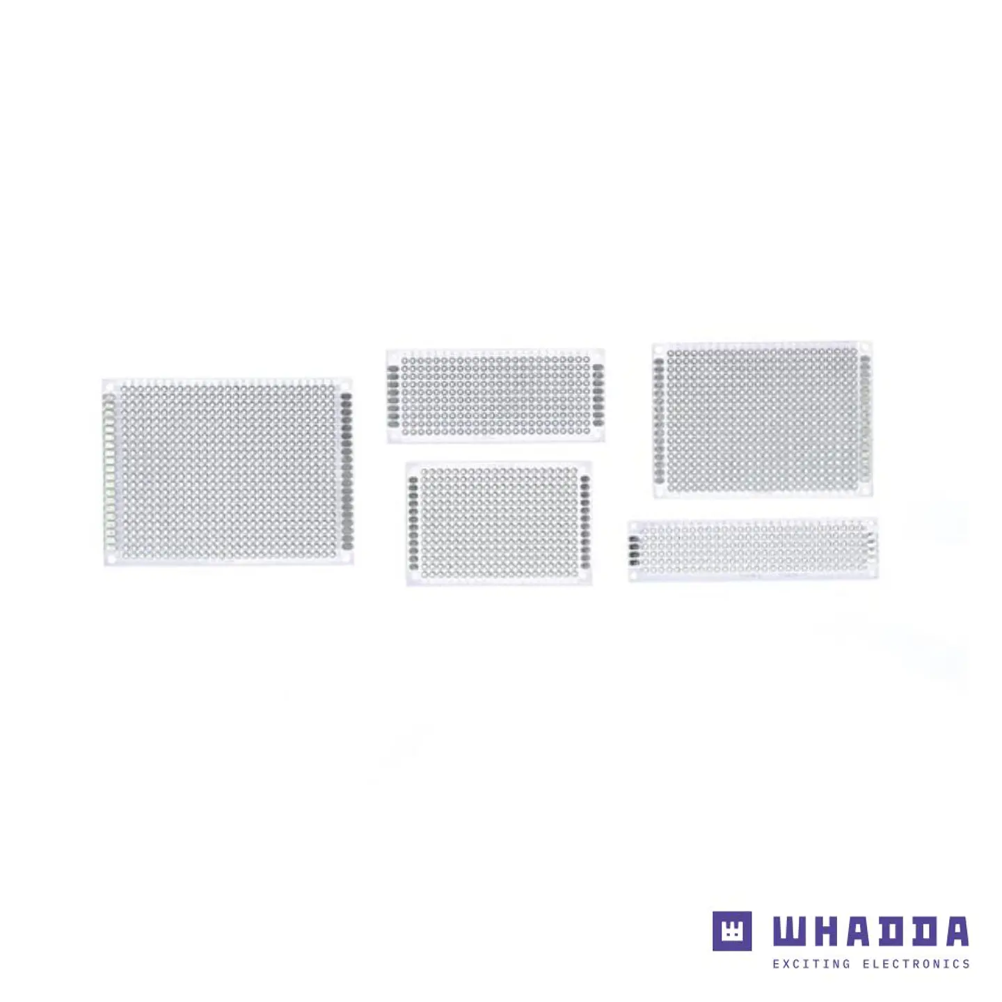 Conjunto de 5 Placas Circuito Impresso Perfuradas Em pontos 1