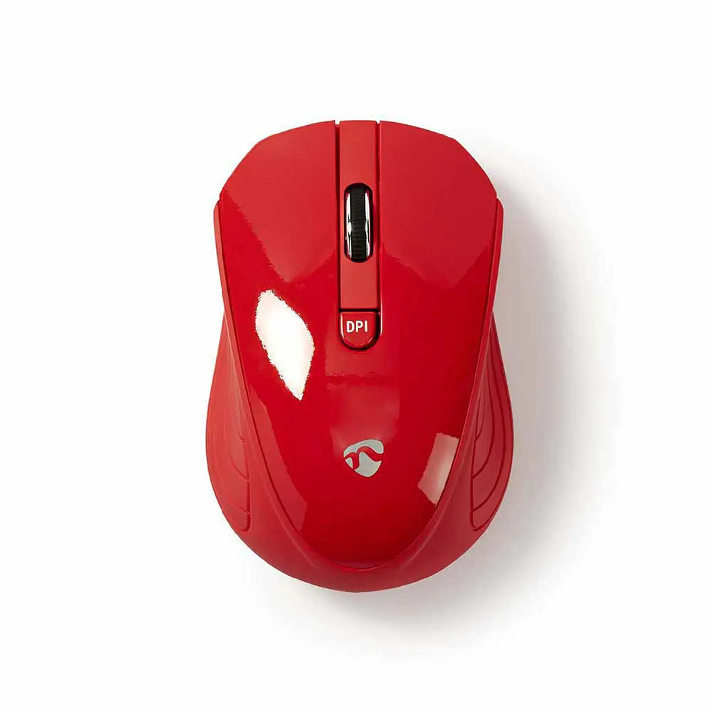 Rato S/ fios 1000 dpi 3 botões Vermelho NEDIS 1