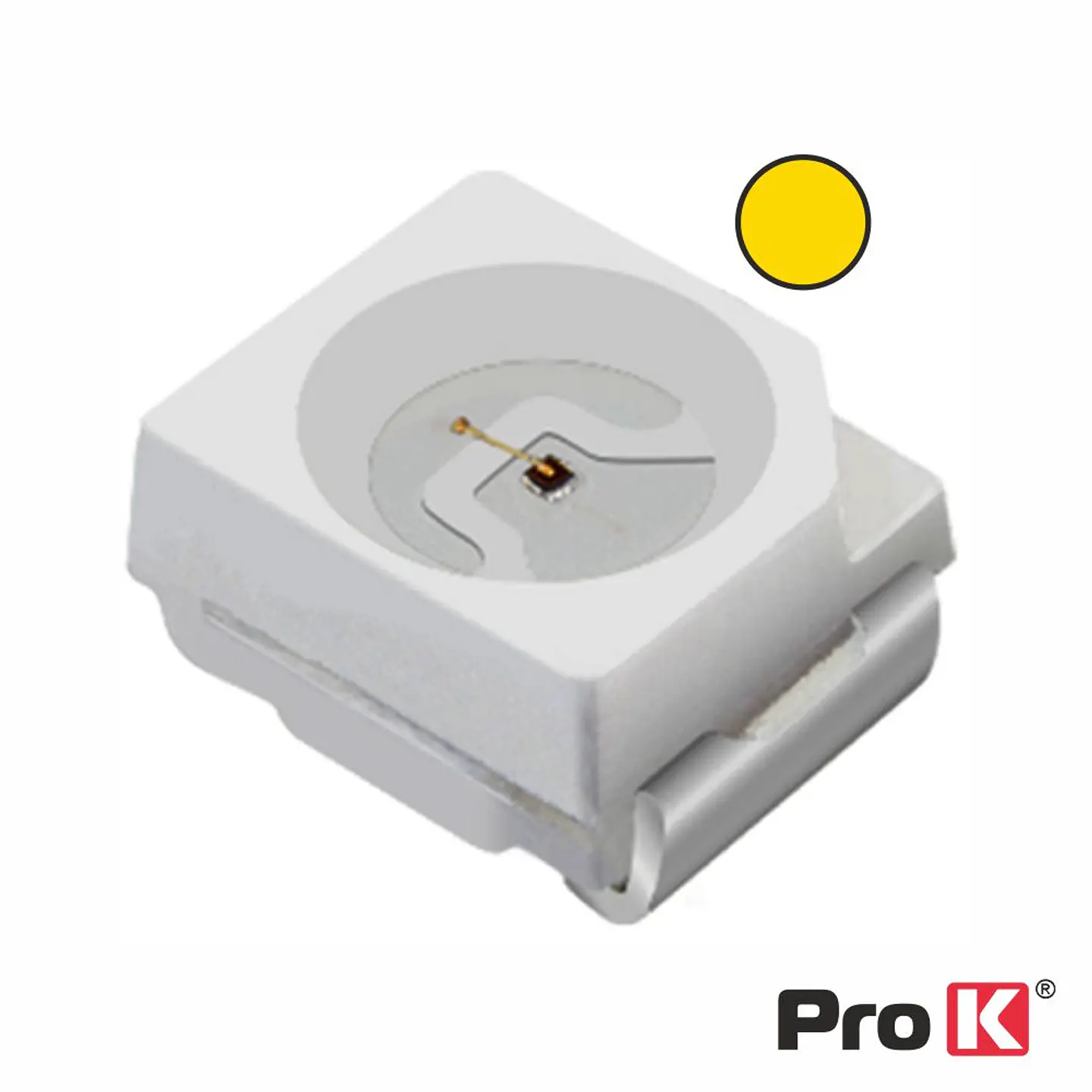 LED SMD 3528 Amarelo PROK 1