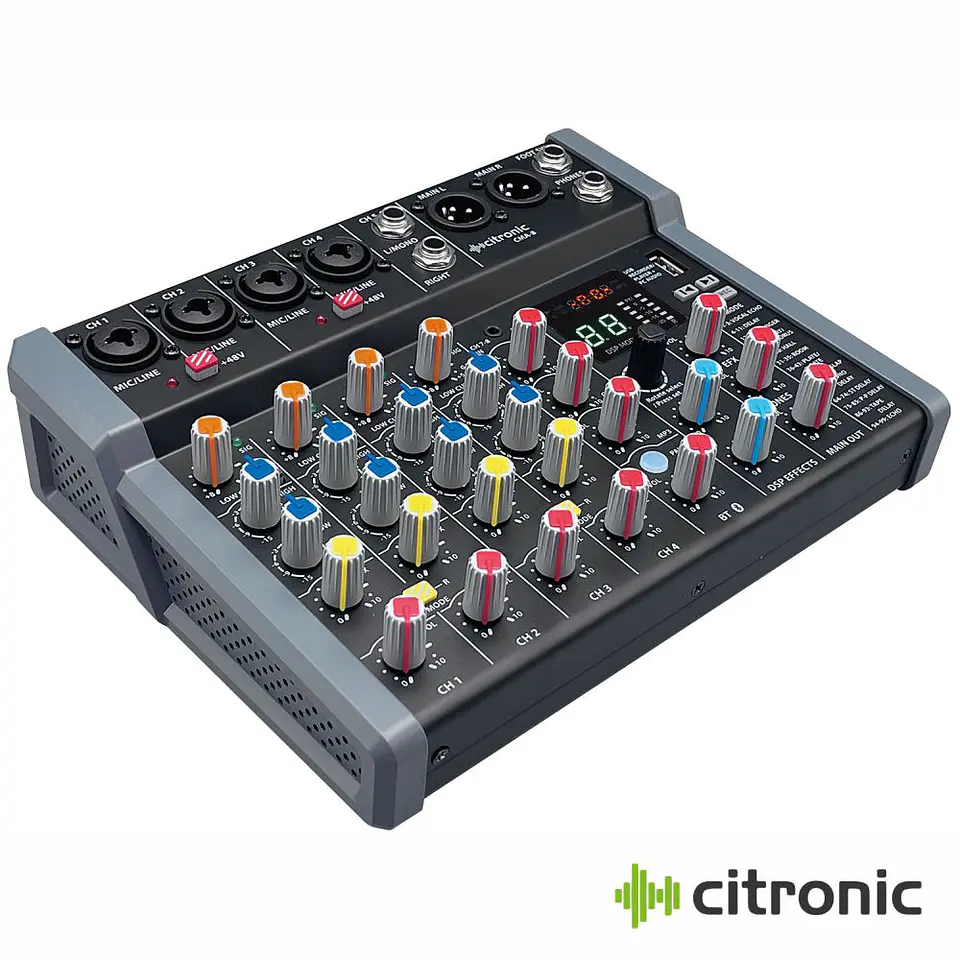 Mesa De Mistura 8 Canais DSP USB/BT CITRONIC 1