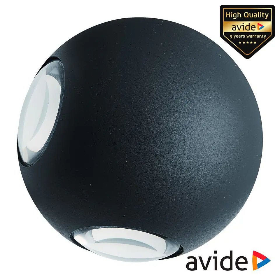 Candeeiro Parede LED 12W 4000K 477lm IP54 AVIDE 1