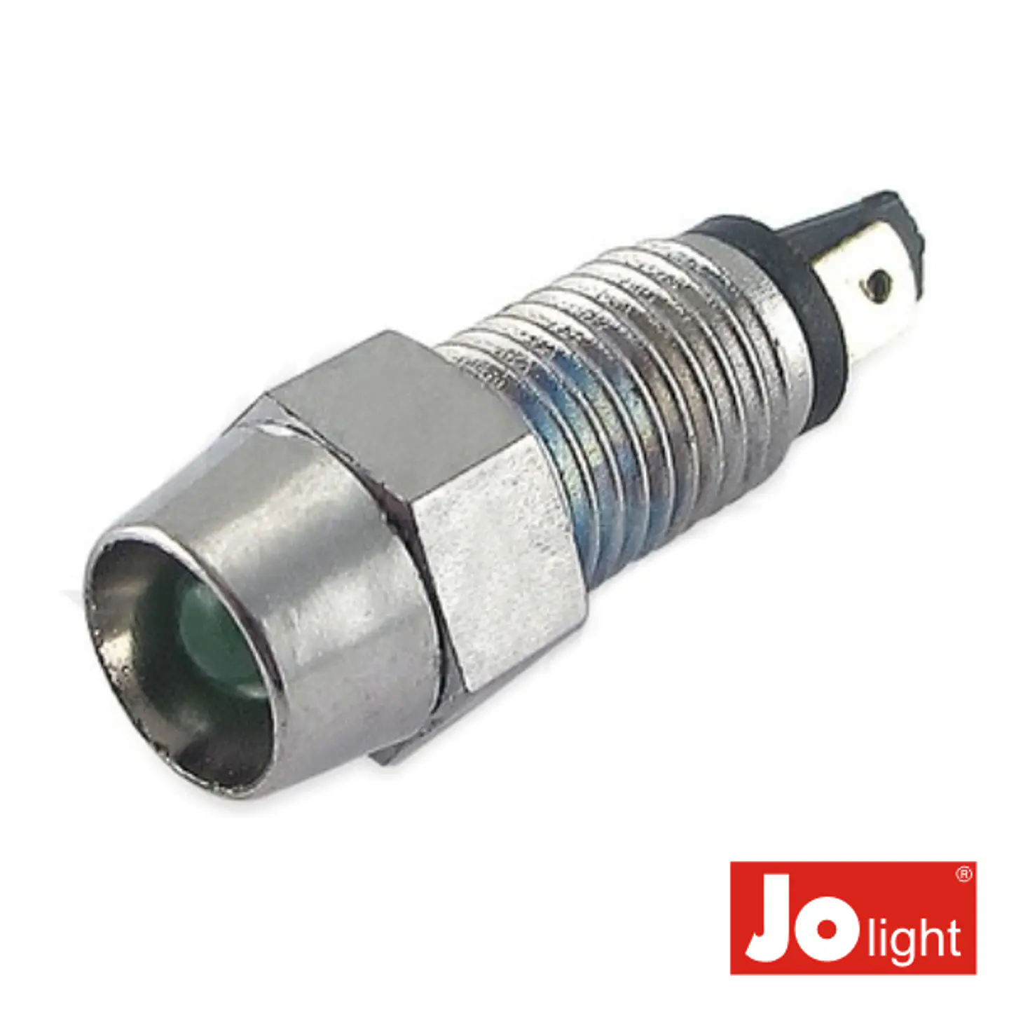 LED 5MM ALTO BRILHO VERDE C/SUPORTE METALICO JOLIGHT 1