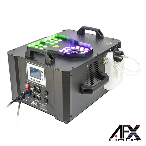 Máquina De Fumos 2000W 36 LEDS 1W RGB C/ 2 Comandos AFX