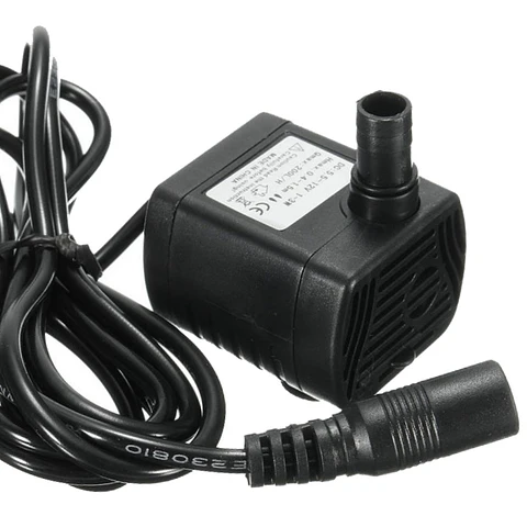 BOMBA DE ÁGUA SUBMERSÍVEL 12V 3W 200L/H