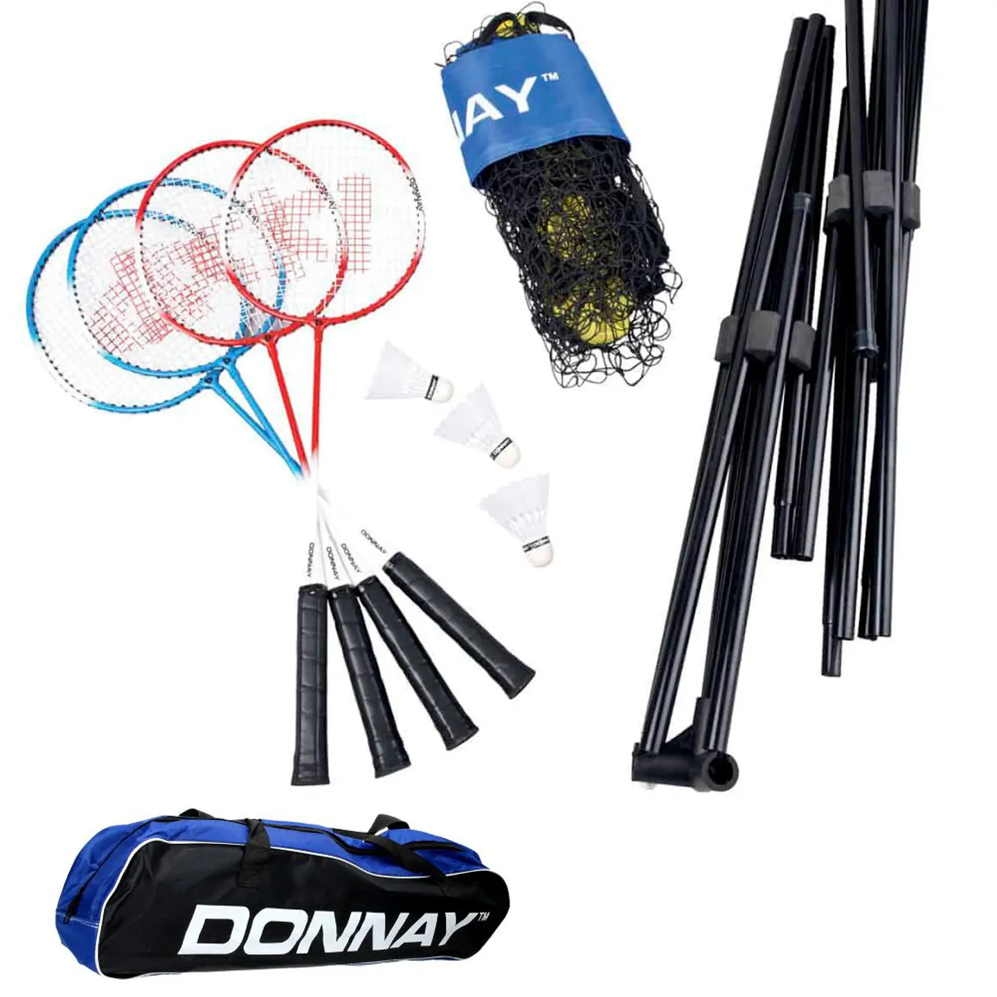 Conjunto Badminton 9pcs DONNAY 1