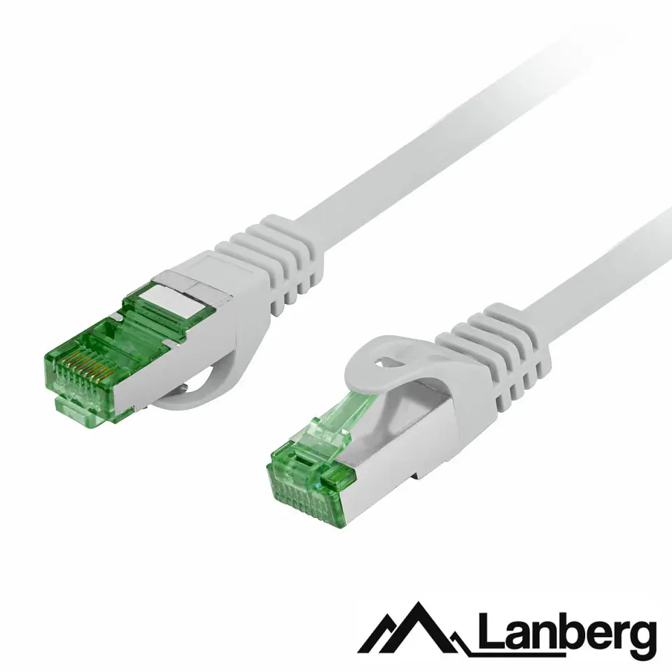 Cabo S/FTP LSZH CU 26AWG CAT7 50cm Cinzento LANBERG 1