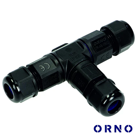 Ligador em T 3 Condutores 25A 450V IP68 ORNO