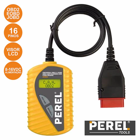 CSCANNER E LEITOR DE CÓDIGO UNIVERSAL OBD II EOBD E CAN