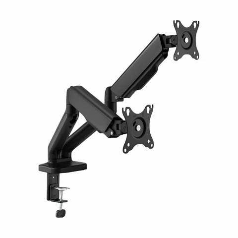 Suporte Duplo Monitor Mesa 17-32" C/ Mola Mecânica 2x9KG