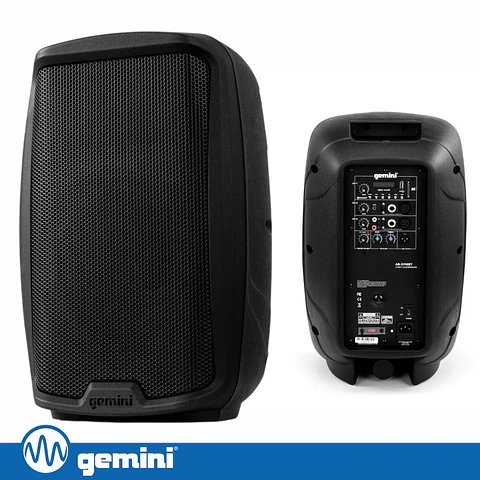 Coluna Amplificada 10" 1000W USB/SD/AUX/BT/TWS GEMINI