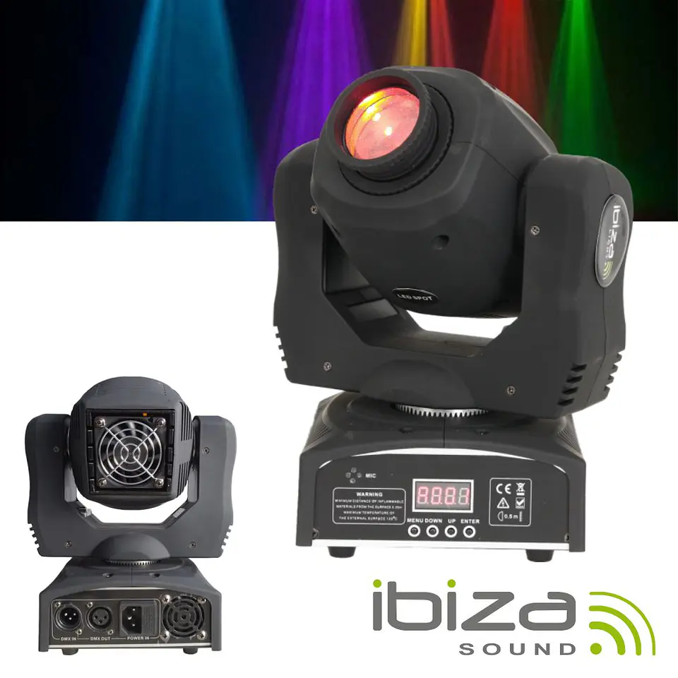 Moving Head Mini RGBW DMX IBIZA 1