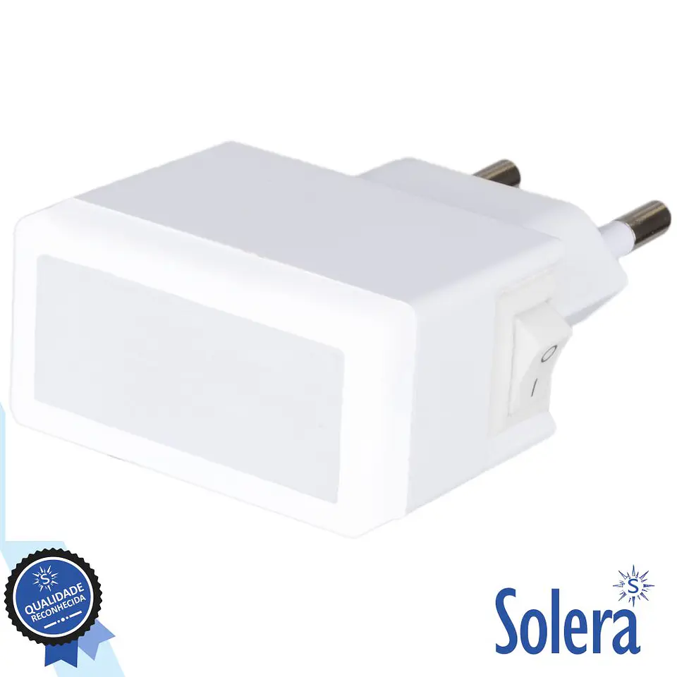 LUZ DE PRESENÇA LED BRANCO 1.5W INTERRUPTOR SOLERA 1