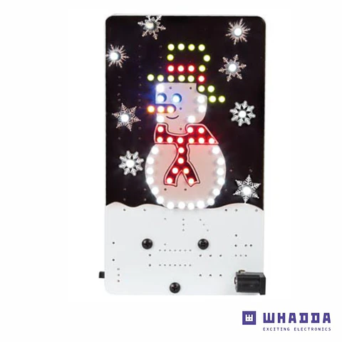 Mini Kit Boneco de Neve C/ 69 LEDS Coloridos WHADDA