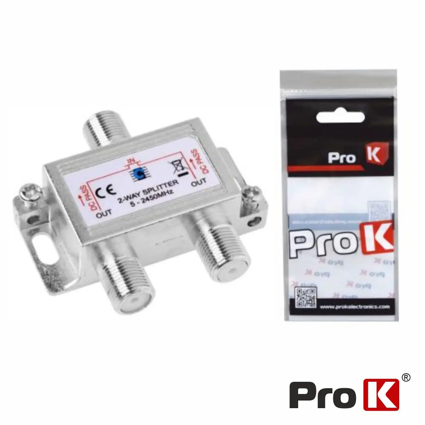 Repartidor Fichas F C/2 Vias 2500mhz PROK 1